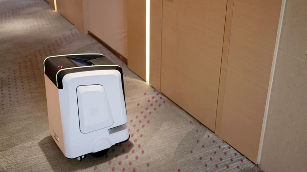 Delivery Robot Call Guest