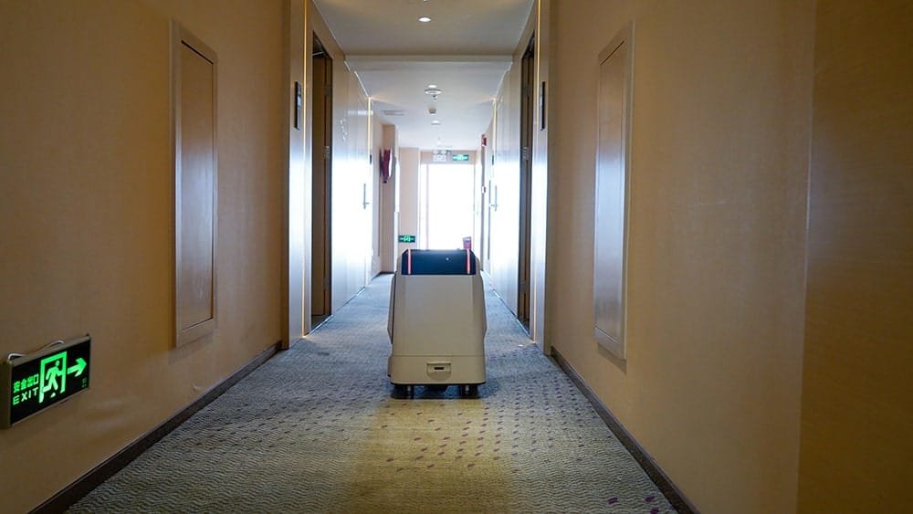 Delivery Robot Go to Guest Room