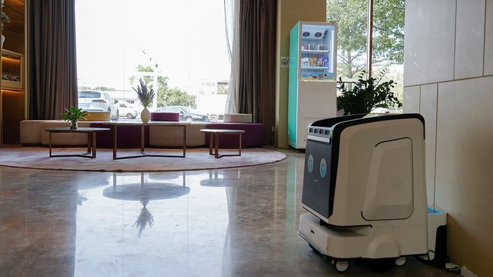 Hotel Vending Robot Charging